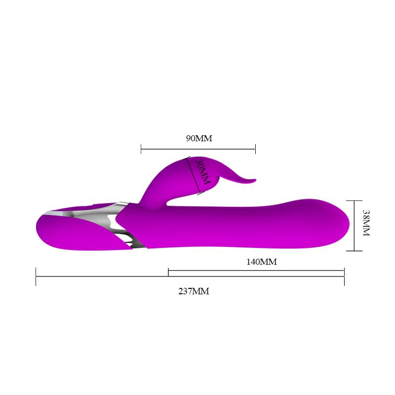 Vibrador Neil Funcion Inflable 23.7 Cm