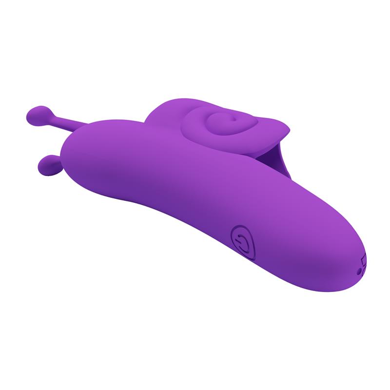 Pretty Love - Snail Poderoso Estimulador De Dedo Morado