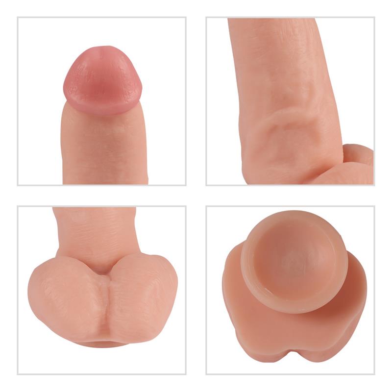 Vibrador Realista Control Remoto Red Eagle 17 Cm