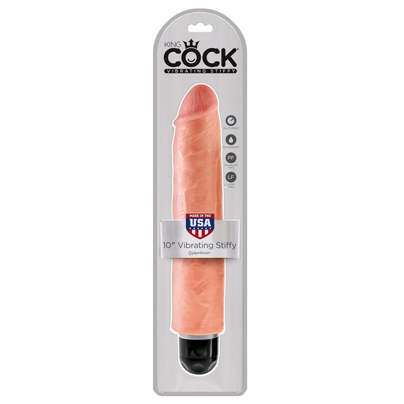 King Cock - Vibrador Realistico Stiffy 25.4 Cm Natural
