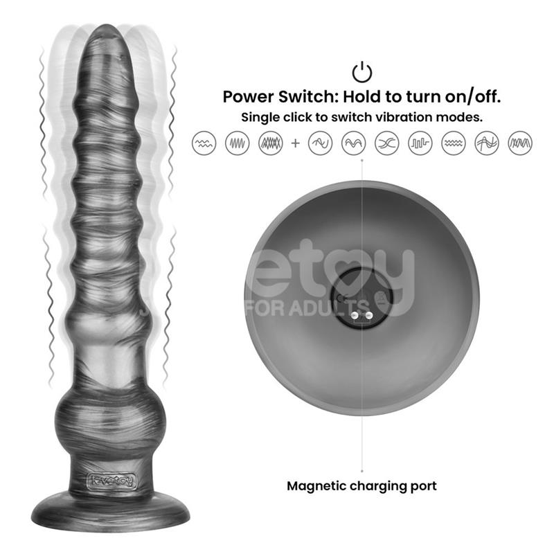 Vibrax Slider Dildo Anal Con Vibración King Sized 12.5