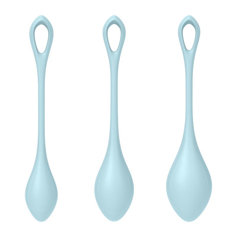 Satisfyer Yoni Power 2 Kit De Entrenamiento Azul