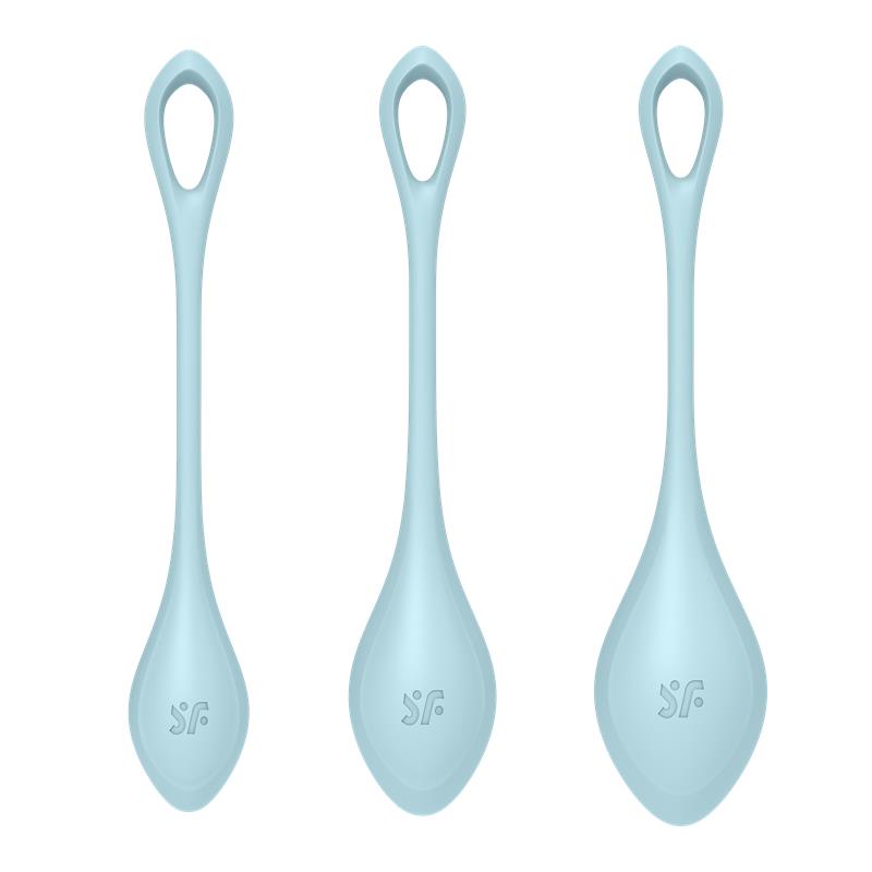 Satisfyer Yoni Power 2 Kit De Entrenamiento Azul