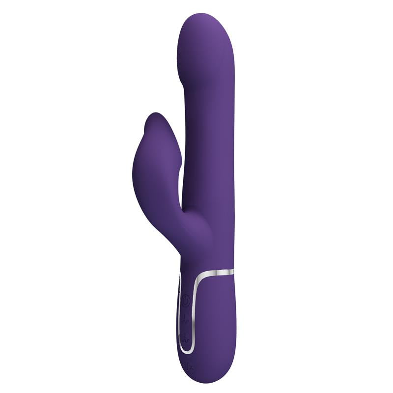 Pretty Love - Zalin Vibrador Rabbit Perlas 4 En 1 Morado