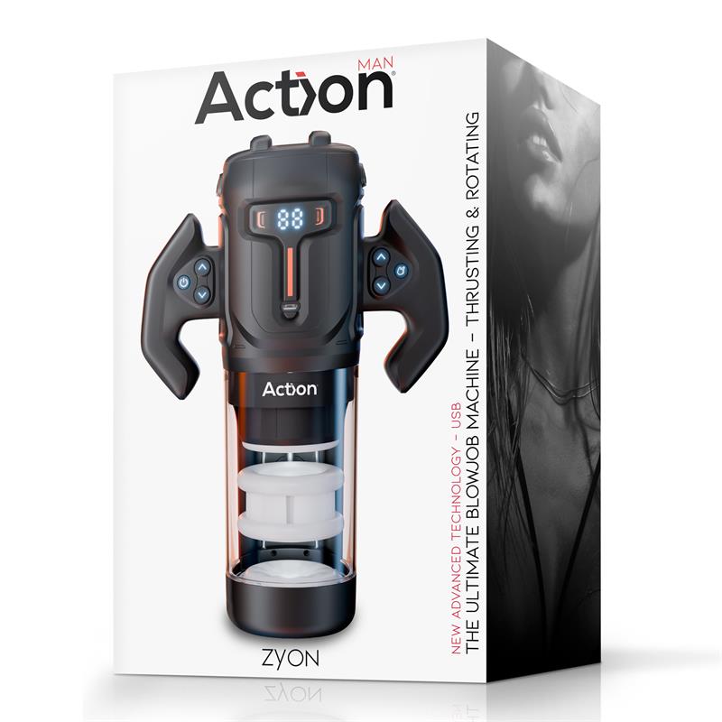 Zyon Masturbador Automático Avanzado Con Up And Down Y Rotación